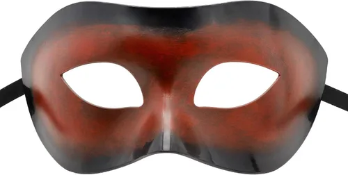 Vista 28 de Thmyo Half Face - Máscara de mascarada de carnaval veneciano para hombre, diseño vintage de Phantom of the Opera