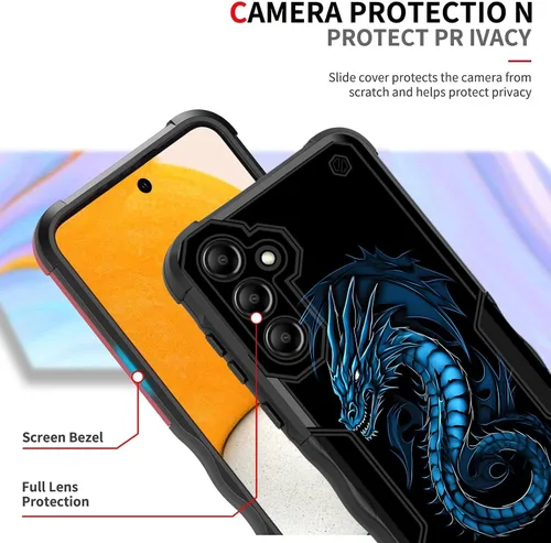 Vista 92 de Funda para Galaxy A14 5G, [Doble Capa][Protección contra Caídas de Grado Militar de 10 Pies] [Antideslizante] Funda Resistente a Prueba de Golpes