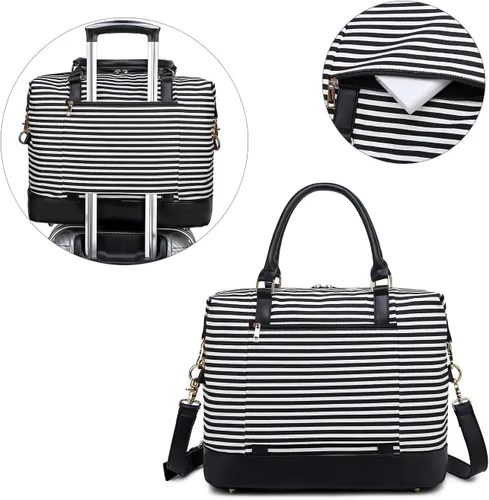 Vista 7 de CAMTOP- Bolso de viaje para mujer, de lona, para equipaje de mano), 6050
