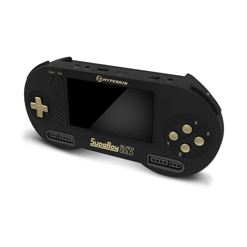 Vista 3 de Hyperkin SupaBoy Blackgold Portable Pocket Console for Super NESSuper Famicom - Super NES