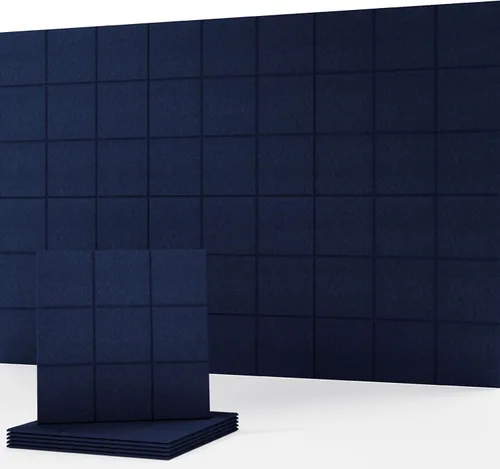 Vista 13 de Soundproofing Panels, Decorative Acoustic Wall Art, Sound Absorbing, 6 Pack Spatial Line