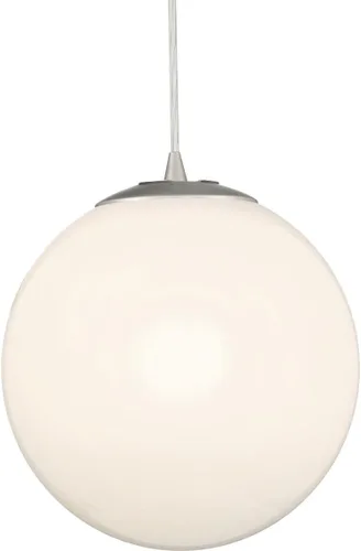 Vista 4 de Access Lighting 23941-BS/OPL - Colgante de perlas, 1 luz, 60 vatios, acero cepillado