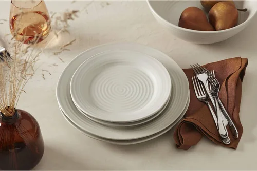 Vista 6 de Oneida 895944 Ridge White - Juego de 4 tazas de café, servicio para 4,12 onzas líquidas, color blanco