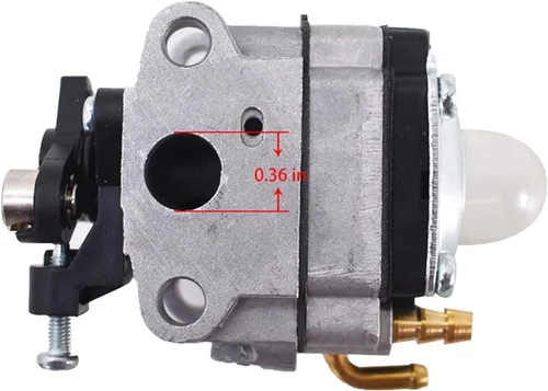 Vista 4 de munirater Kit de carburador de repuesto para Robin Subaru EH035 Horizontal Motor Carb con bujía, 5936014000