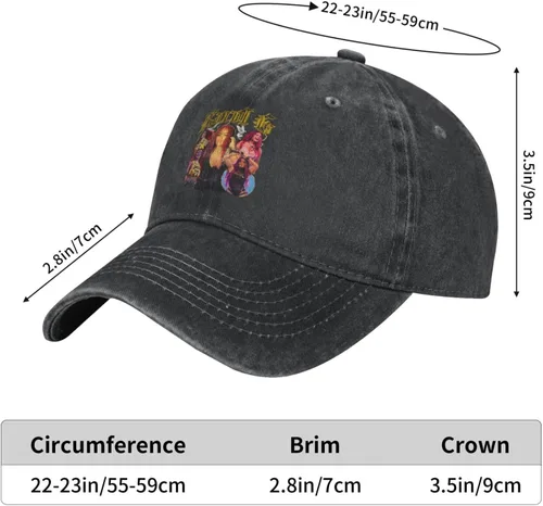 Vista 5 de Karol Singer G Hat Adjustable Baseball Cap Hat Men Women Vintage Washed Distressed Twill Cotton Golf Dad Hat Unconstructed Classic Polo Style Unisex