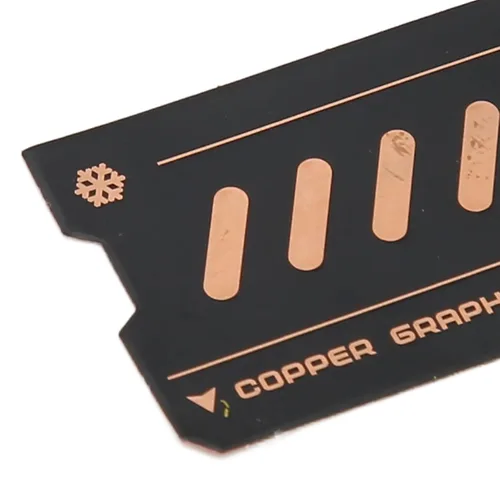 Vista 7 de Disipador de calor de memoria, enfriador de memoria de 2 piezas, disipador de calor DDR de grafeno de cobre, para portátil DDR4 DDR5