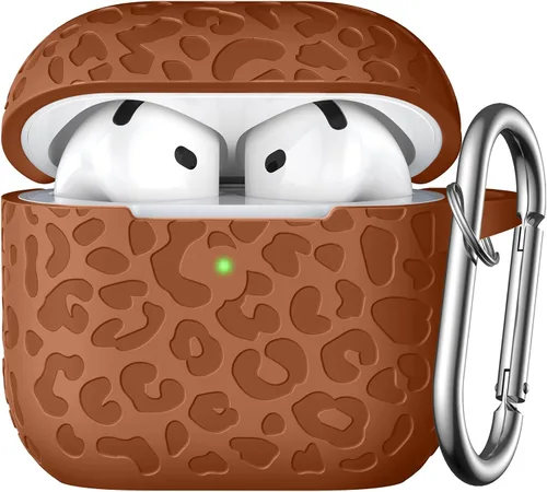 Vista 16 de Funda para Airpod Case y 2ª Generación con Diseño Leropard Grabado Compatible con Apple AirPods 2ª/1ª Generación de Carga, Bonita Protección