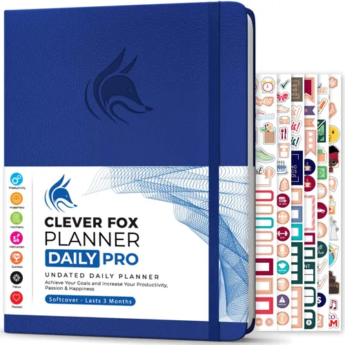 Vista 19 de Clever Fox Planner Daily PRO - Planificador diario y agenda de 8.5 x 11 pulgadas (tamaño A4) para aumentar la productividad, la gestión del tiempo