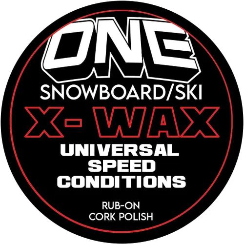Vista 3 de ONEBALL One Mfg X-Wax Rub-On Snowboard/Ski/Nordic Wax 1.06 oz - Aditivos de velocidad mineral patentados Condiciones de velocidad universales