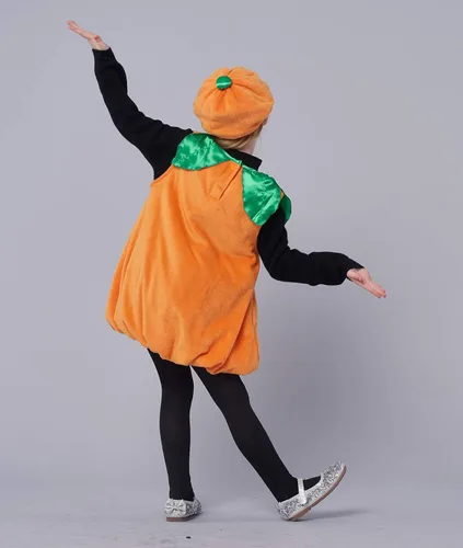 Vista 3 de IKALI Kids Pumpkin Costume Girls Boys Toddler Baby Lantern Faces Fancy Dress up for Halloween Party