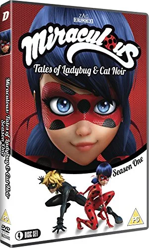 Vista 2 de Miraculous Tales of Ladybug Cat Noir The Complete Season One 4 disc set DVD