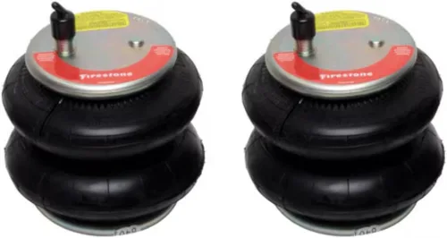 Vista 2 de Firestone Airide 2715 Red Label - Kit de resortes de aire traseros para chasis de cabina C3500HD 2012-2025 5-150 PSI Capacidad de carga de 7,500