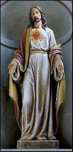 Vista 2 de Avalon Gallery Estatua de tamaño de iglesia de la basílica de San José con el niño, 48 pulgadas