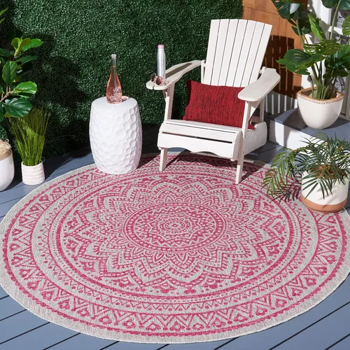 Vista 46 de SAFAVIEH Alfombra lavable al aire libre Courtyard Collection - 2'3" x 5', marfil y verde, no desprende pelusa y fácil limpieza, ideal para patio