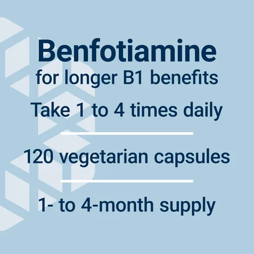 Vista 5 de Life Extension Mega Benfotiamina, 250 mg, 120 Cápsulas