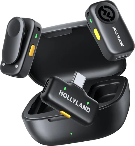 Vista 13 de Hollyland Lark A2 Solo (1TX+1USBC RX) Micrófono inalámbrico para iPhone