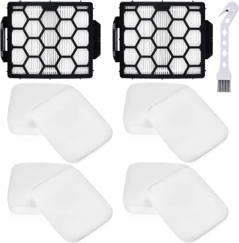 Vista 8 de Anewise Piezas de repuesto de cepillo, filtro y correa para Shark UV850 Performance Lift-Away ADV DuoClean PowerFins aspiradora vertical, 1 rollo