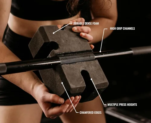 Vista 6 de Adjustable Bench Press Board – All-in-One Barbell Press Training Tool for Powerlifting & Strength Training