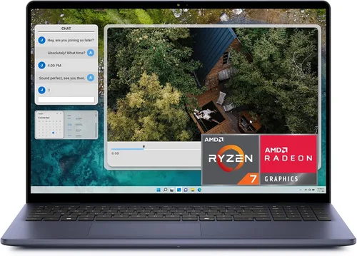 Vista 11 de Dell Laptop Inspiron 15 3535, pantalla FHD de 15.6 pulgadas (1920 x 1080), procesador AMD Ryzen 5 7520U, memoria RAM DDR4 de 8 GB, SSD de 512 GB