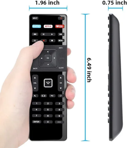 Vista 8 de Reemplazo de control remoto UNOCAR para Vizio Smart TV Remote XRT-122 y Vizio Smart TV 4K UHD HDR HDTV SmartCast Internet D E Series LED LCD 24 28
