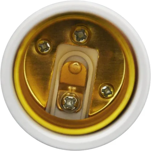 Vista 3 de YI Lighting - Adaptador GU10 a E26/E27, base de bayoneta GU10 a E26/E27, convertidor de adaptador de enchufe de bombilla de rosca Edison (2 unidades)