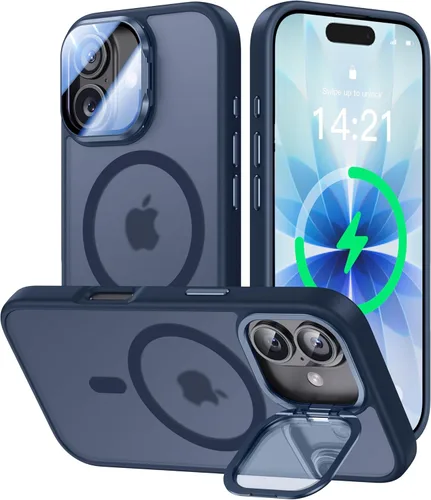 Vista 62 de VOFATA [Protección Completa Mejorada de la Cámara] para Funda iPhone Air con Cubierta de Cámara con Soporte [Compatible con MagSafe][Protección