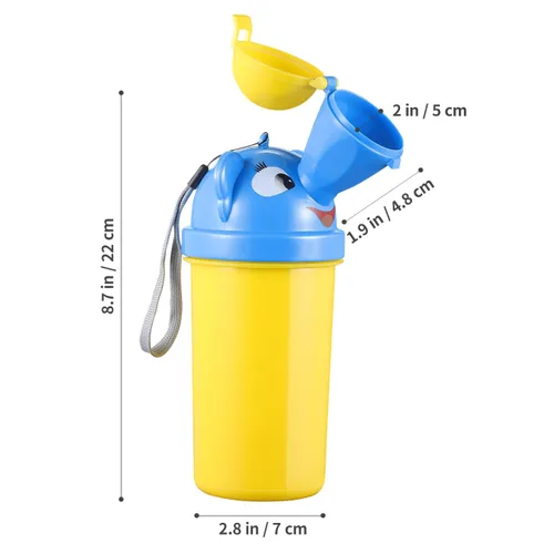 Vista 3 de Gadpiparty Orinal portátil para orinal de urinario de urinario de emergencia para bebé, niño, portátil, orinal para niños, entrenamiento para orinar