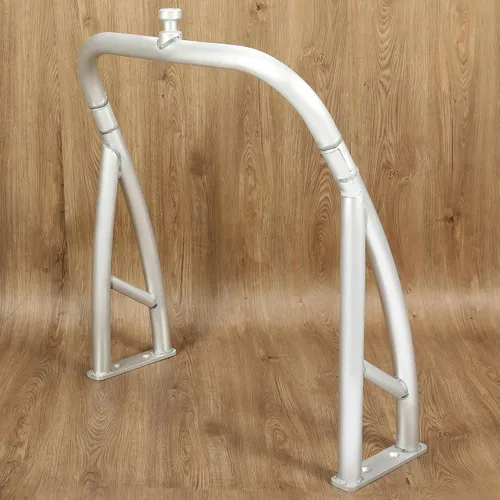 Vista 4 de HECASA Barra de remolque de esquí universal trasera para botes pontón, motor fuera de borda, poste de pilón, remolque de esquí, aluminio de 39