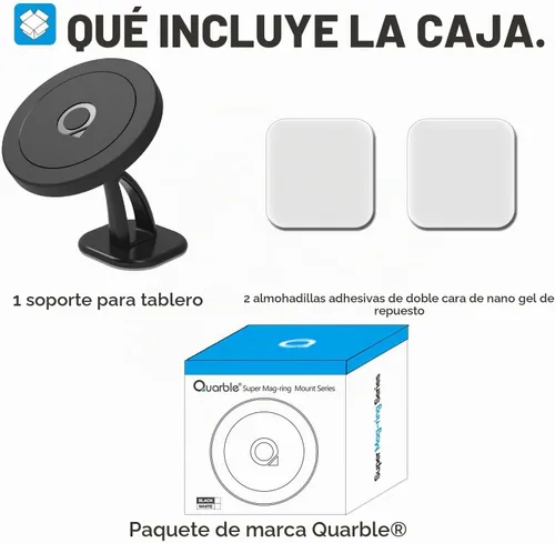 Vista 8 de Compatible con Mag Safe Car Mount Dashboard Magnetic 360° Soporte de teléfono ajustable de goma suave frontal compatible con iPhone