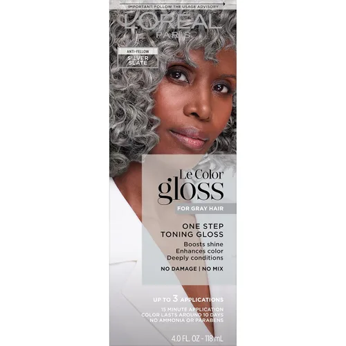 Vista 15 de L'Oréal Paris Le Color One Step - Brillo tonificante para el cabello, color caoba, 4 onzas