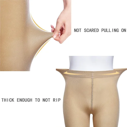 Vista 10 de DIPUG 3 pares de mallas de ballet convertibles para niñas (niños/niños)