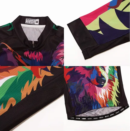 Vista 4 de Camiseta de ciclismo para hombre, camiseta de ciclismo para carreras de carretera, MTB, BMX, Dirt Road, secado rápido, cómoda, absorbe la humedad