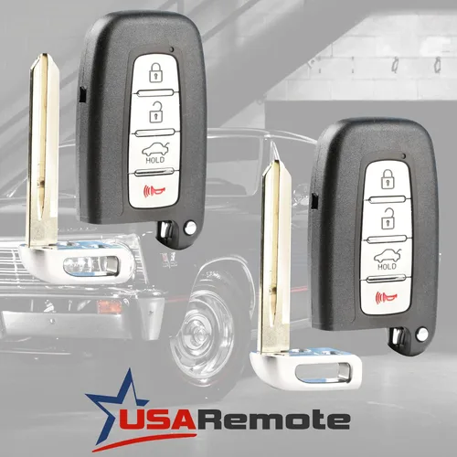 Vista 2 de Llavero compatible con Hyundai Kia Smart Keyless Entry Remote 2010 2011 2012 2013 2014 2015 (SY5HMFNA04), juego de 2