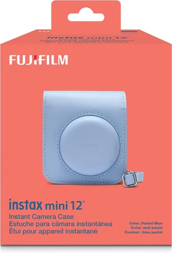 Vista 4 de Fujifilm Funda para cámara Instax Mini 12, color azul pastel