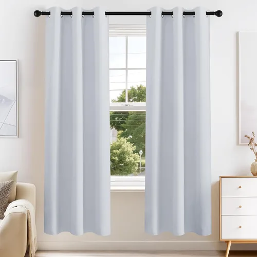 Vista 38 de PONY DANCE Cortinas para Autocaravana de 24 pulgadas de Largo, Cortinas Cortas para Baño y Cocina, Mini Cortinas de Privacidad para Camper
