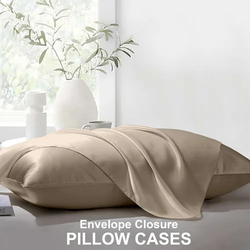 Vista 4 de THE LINEN COMPANY Tencel - Juego de sábanas de 3 piezas, 100% orgánico, natural, 300 hilos, refrescante, extrasuaves, suaves como la seda, sábanas