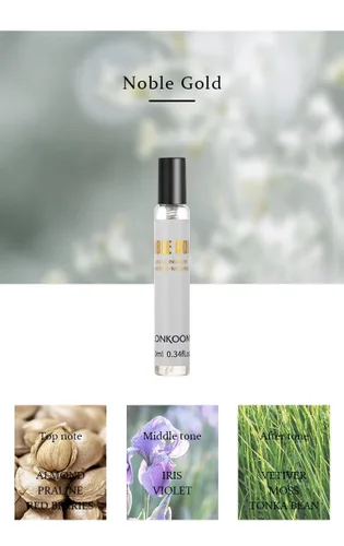 Vista 7 de Lonkoom Set de regalo de muestras de perfume de Navidad para mujeres y hombres, Eau de Parfum en espray unisex, fragancia de larga duración, 5 x 0.3