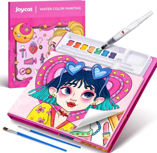 Vista 15 de JoyCat Libros de pintura con agua para colorear para niños pequeños, juegos de pintura de acuarela para niños de 3 a 5 años, 4 a 8 años, actividades