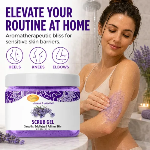 Vista 5 de SPA REDI Gel exfoliante de piedra pómez – Removedor de callos y exfoliante de pedicura con ácido hialurónico Sin sulfatos Sin crueldad animal