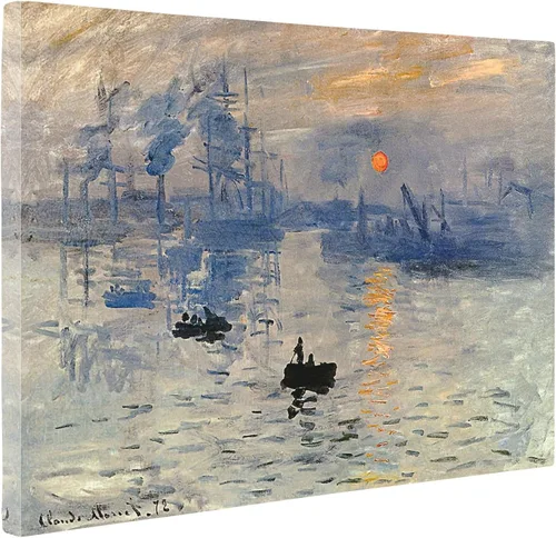 Vista 38 de Niwo ART - Montañas y mar, serie de pinturas más famosas del mundo, lienzo de pared para decoración del hogar, envoltura de galería, estirado