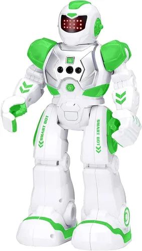 Vista 13 de KingsDragon Juguete de robots para niños, juguete de detección de gestos RC, robot interactivo para caminar, cantar, bailar, regalos de cumpleaños