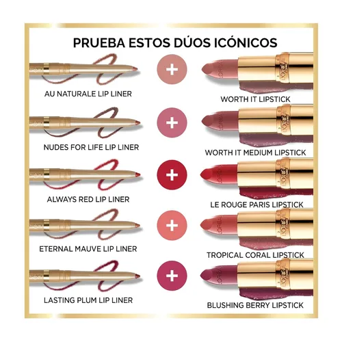 Vista 5 de L'Oréal Paris Color Riche Lip Liner Toffee To Be