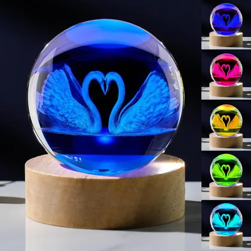 Vista 9 de Regalos de Tortuga Marina 3D para Mujeres, Bola de Cristal de 60mm - Figuras de Tortuga Marina Decoración de Vidrio Animales Figurina Decoración