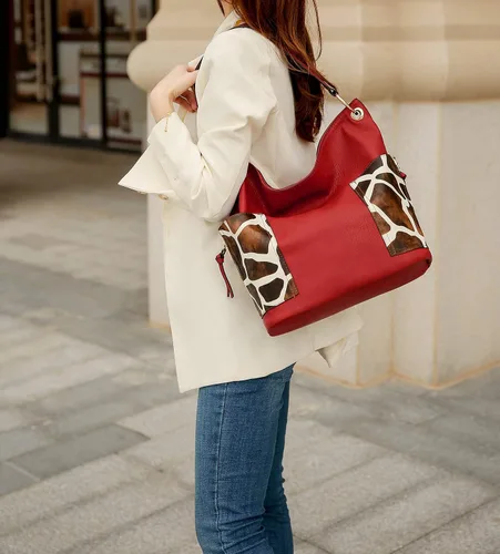 Vista 3 de MKF Hobo - Bolso para mujer, piel sintética, con asa superior