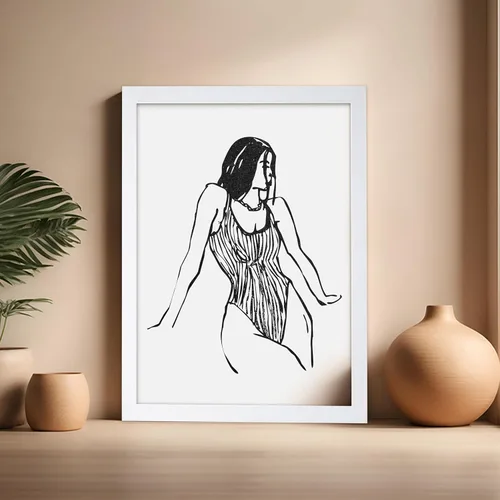 Vista 85 de Poster Master Faces Poster - Retro Women Print - Portrait Art - Sketch Illustration - Abstract Artwork - Woman Design - Chic Boho Design - Great
