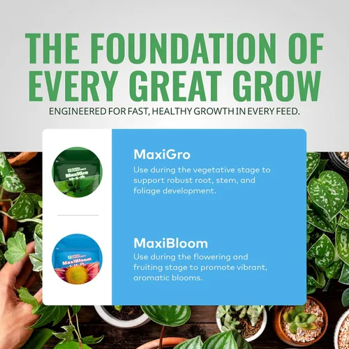 Vista 4 de General Hydroponics MaxiGro - Alimento vegetal para un crecimiento vigoroso, 2.2 libras.