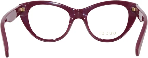 Vista 4 de Gucci GG1172 003 Burgundy Cat-eye Gafas para mujer, BorgoñaOro-logo-003