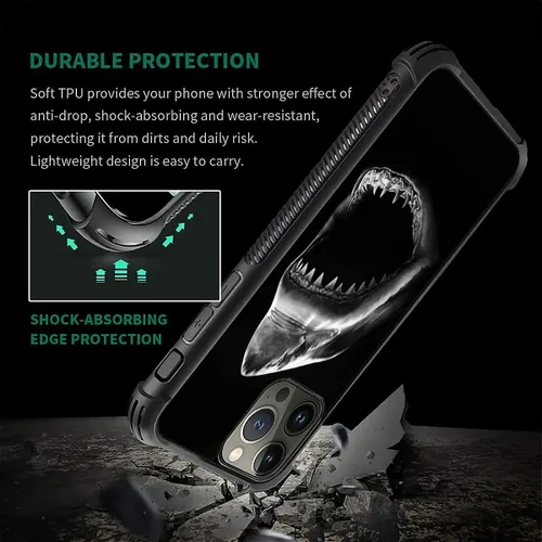 Vista 787 de Funda compatible con iPhone 15, diseño de elefantes africanos, diseño increíble a prueba de golpes, antiarañazos, carcasa trasera de policarbonato