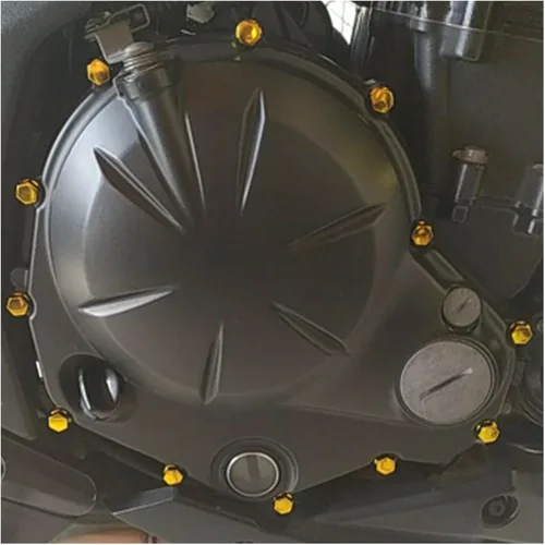 Vista 3 de LeosHi Tapón de rosca decorativo universal de 30 piezas compatible con Z250 Z300 Z650 Z750 Z800 Z900 Z1000 ER-6F ER6N (Tamaño : negro)