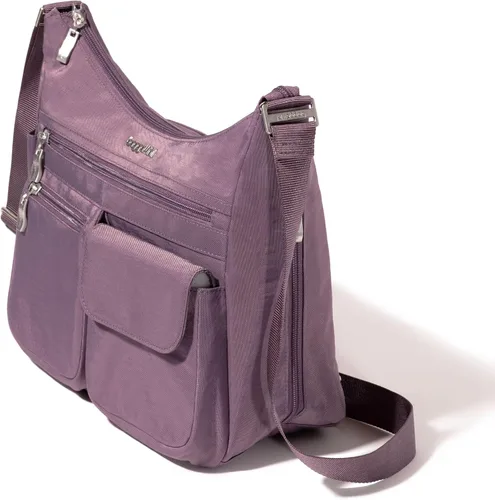 Vista 56 de Baggallini womens Everywhere Bagg Crossbody Women 11x9 Lightweight Nylon Hobo Water-resistant Travel Bag W/Rfid